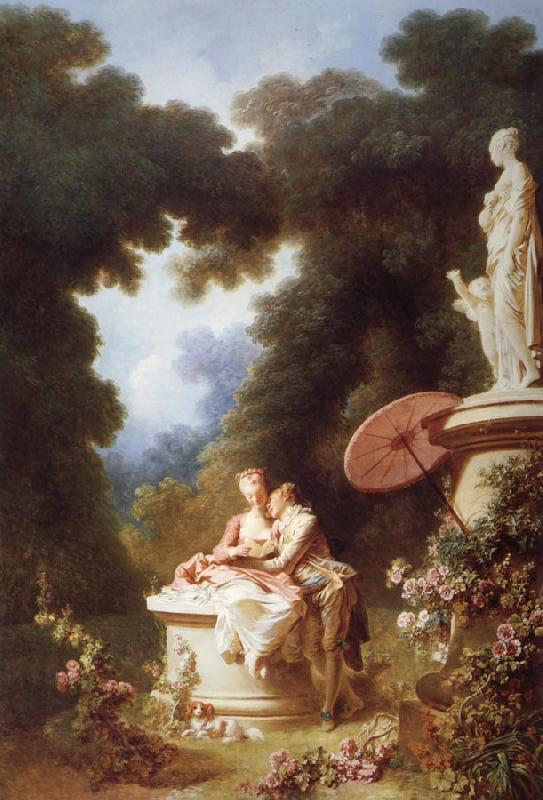 Jean-Honore Fragonard Love Letters France oil painting art
